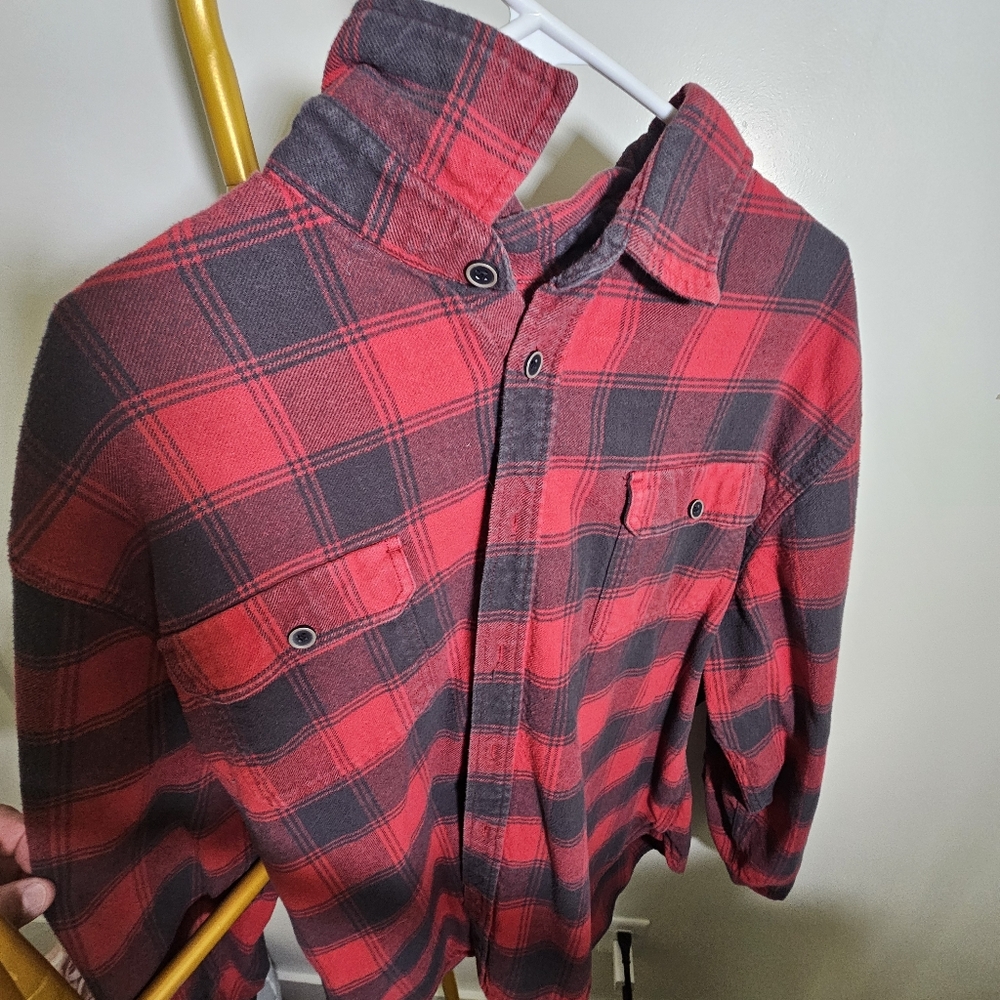 Jachs Red and Black Checkered Shirt